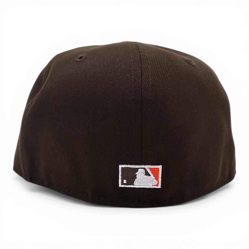 St Louis Browns Ballpark Series Walnut Orange 2T Leon the Lab Sportsman Park Patch Grey UV New Era 59FIFTY Fitted Hat