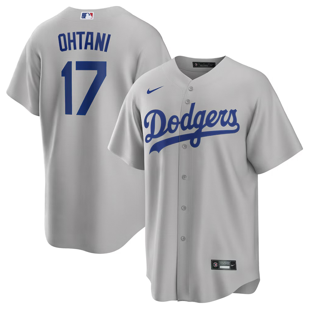 Los Angeles Dodgers Shohei Ohtani Gray Alternate Nike Replica Jersey
