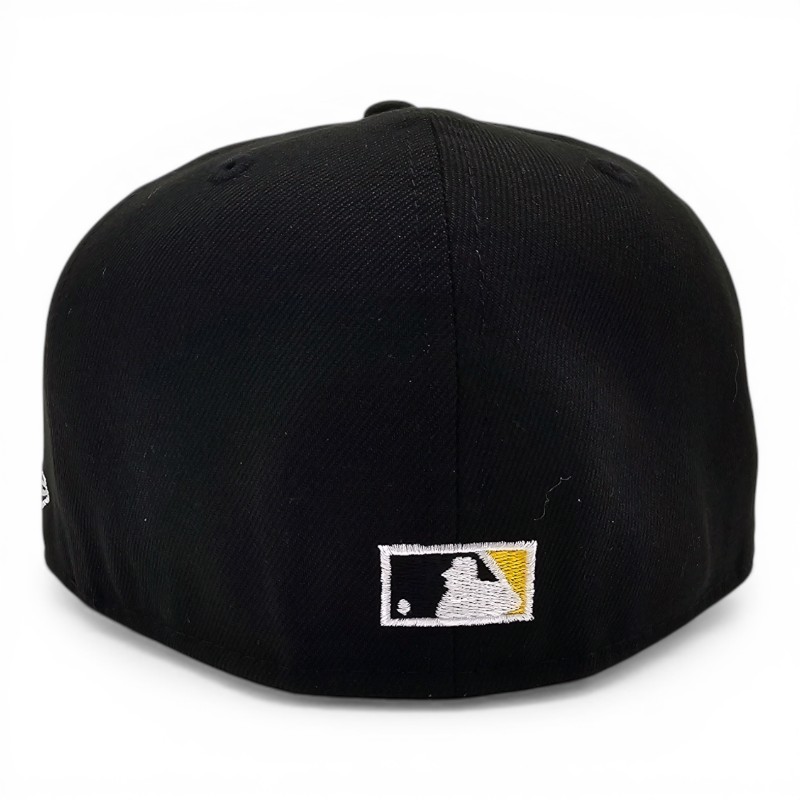 Pittsburgh Pirates Ballpark Series Black Leon the Lab PNC Patch Grey UV New Era 59FIFTY Fitted Hat