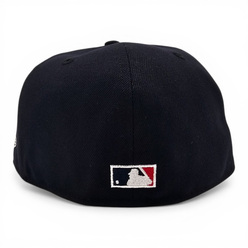 Cleveland Indians Ballpark Series Navy Leon the Lab Municipal Patch Grey UV New Era 59FIFTY Fitted Hat