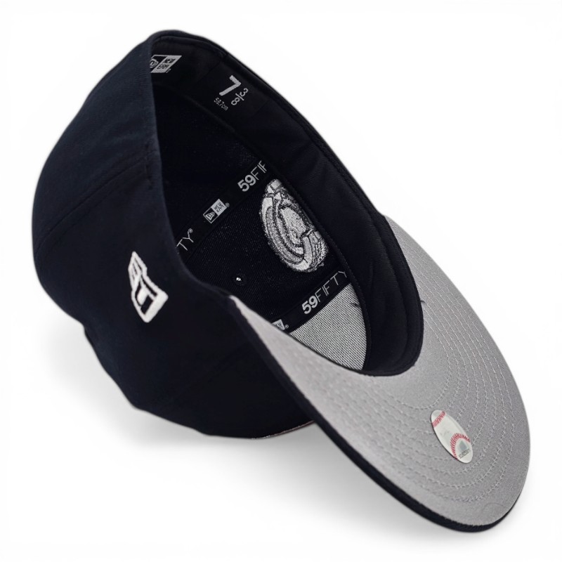 Cleveland Indians Ballpark Series Navy Leon the Lab Municipal Patch Grey UV New Era 59FIFTY Fitted Hat