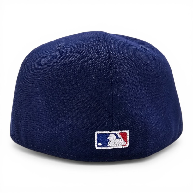 Los Angeles Dodgers Dark Royal Leon the Lab 2025 Wolrd Series Patch Grey UV New Era 59FIFTY Fitted Hat