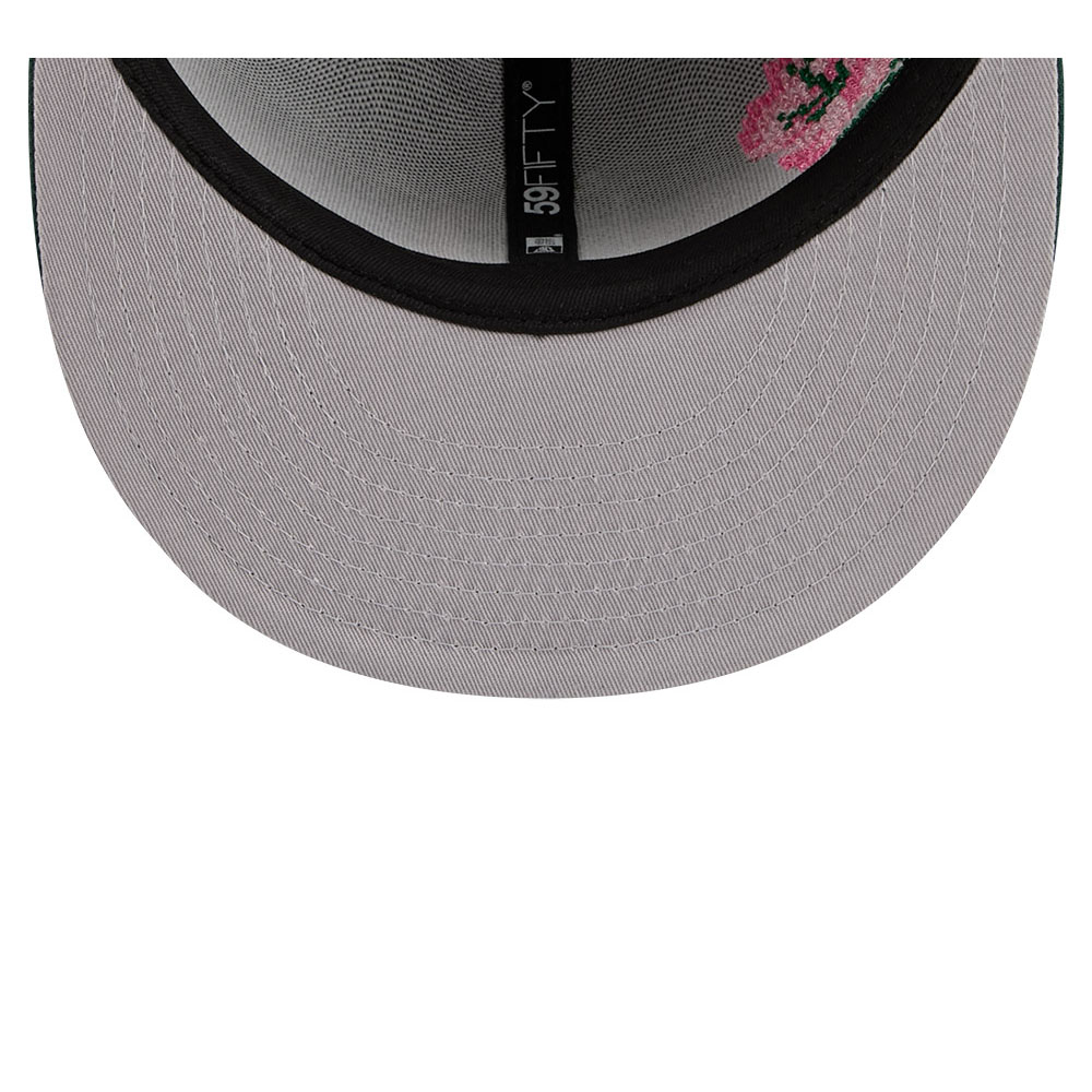 Dominican Republic Green Two Tone with Flowers New Era 59FIFTY Fitted Hat