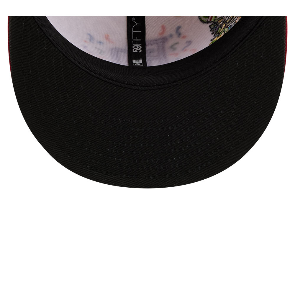 Dominican Republic Chrome and Red Diablo Cojuelo New Era 59FIFTY Fitted Hat