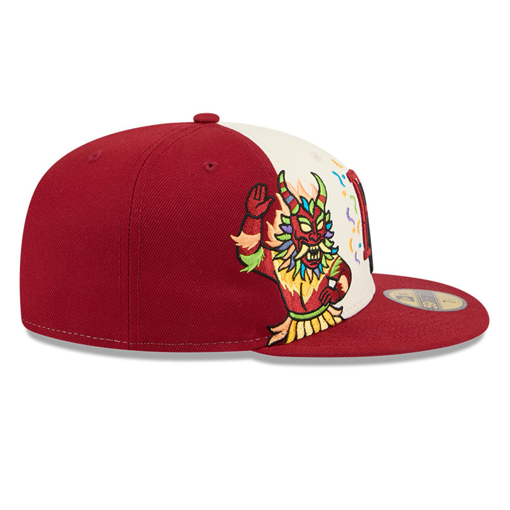 Dominican Republic Chrome and Red Diablo Cojuelo New Era 59FIFTY Fitted Hat
