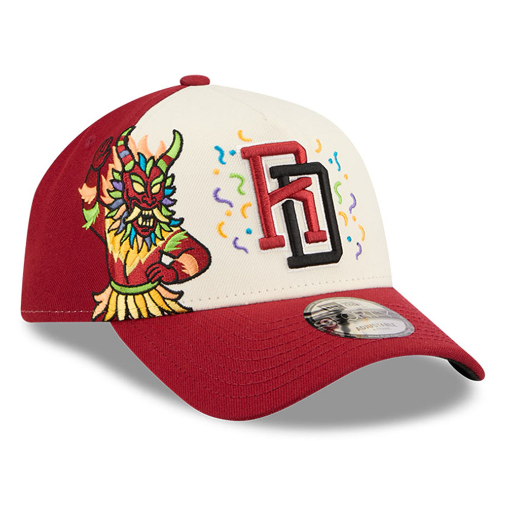 Dominican Republic Chrome and Red Diablo Cojuelo New Era 9FORTY A-Frame Snapback Hat