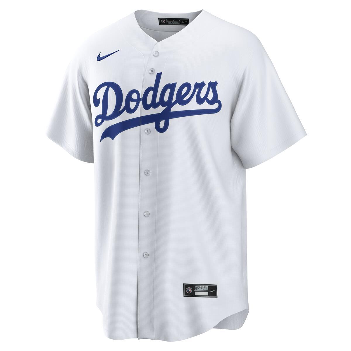 Los Angeles Dodgers Tommy Edman White Home Nike Replica Jersey