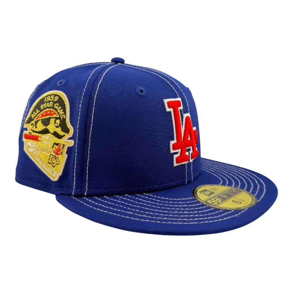 Los Angeles Dodgers Royal Blue "What The" 1959 All Star Game Patch Icy UV New Era 59FIFTY Fitted Hat