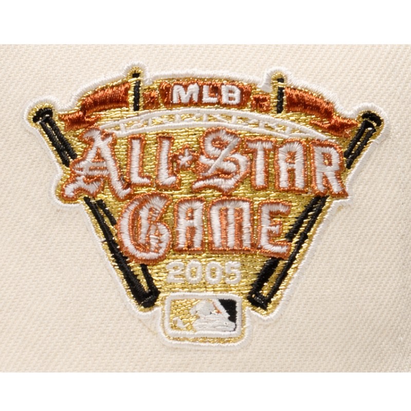 Detroit Tigers Chrome and Black Corduroy 2005 ASG Patch Green UV New Era 59FIFTY Fitted Hat