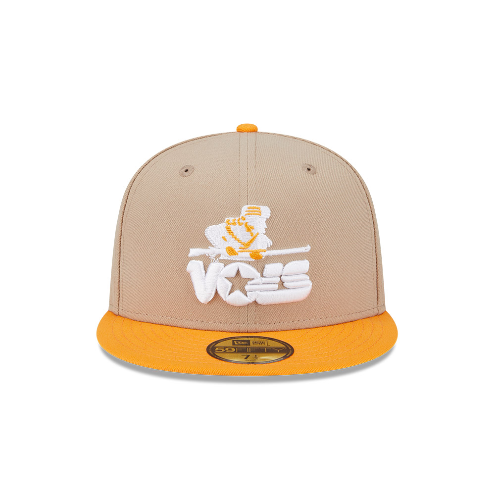 Tennessee Volunteers Camel and Orange Vault NCAA New Era 59FIFTY Fitted Hat