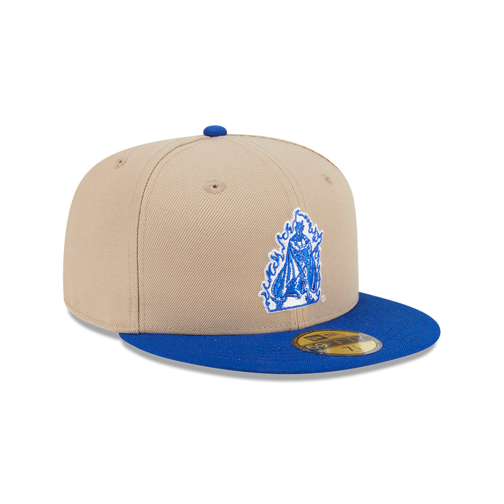Duke Blue Devils Camel and Royal Vault NCAA New Era 59FIFTY Fitted Hat