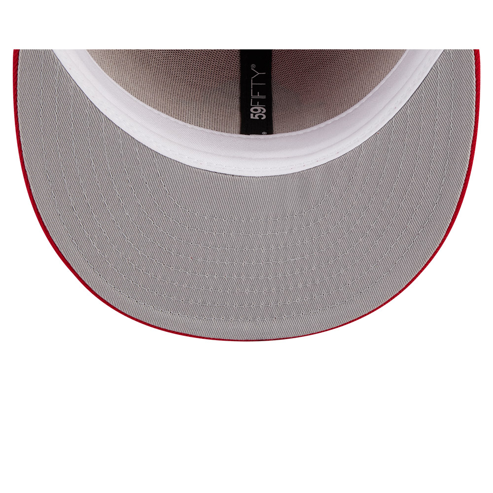 Ohio State Buckeyes Red Basic NCAA New Era 59FIFTY Fitted Hat