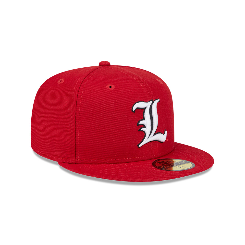 Louisville Cardinals Red Go To NCAA New Era 59FIFTY Fitted Hat