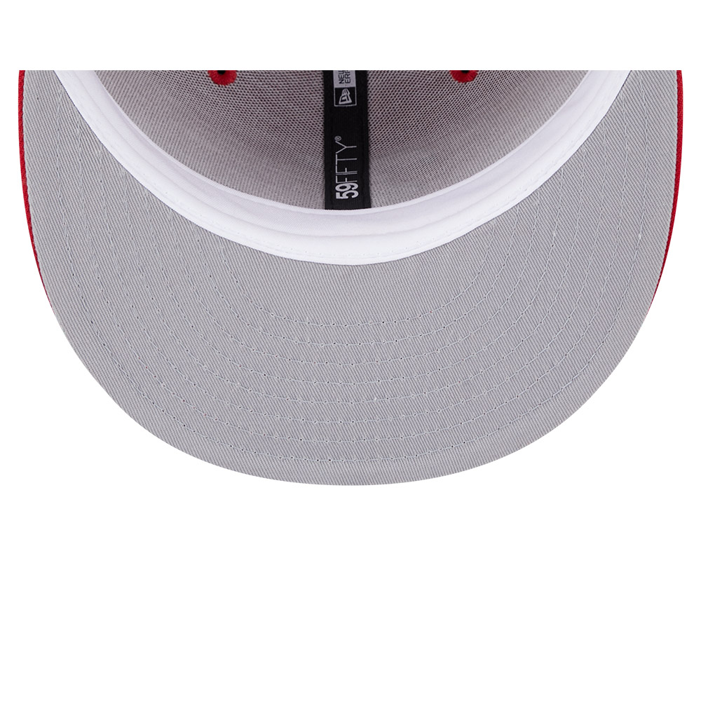 Louisville Cardinals Red Go To NCAA New Era 59FIFTY Fitted Hat