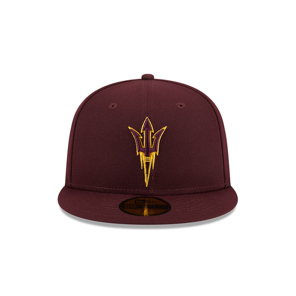 Arizona State Sun Devils Maroon Basic NCAA New Era 59FIFTY Fitted Hat