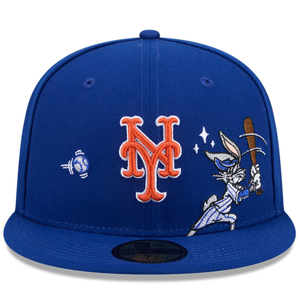 New York Mets Navy "Looney Tunes" Era 59FIFTY Fitted Hat