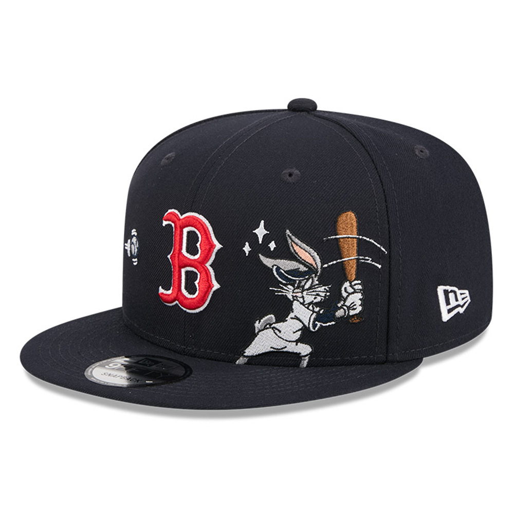 Boston Red Sox Navy "Bugs Bunny Looney Tunes" New Era 9FIFTY Snapback Hat