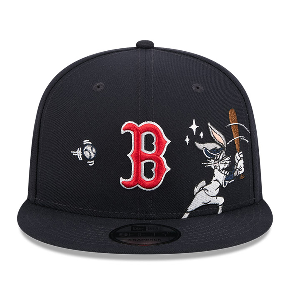 Boston Red Sox Navy "Bugs Bunny Looney Tunes" New Era 9FIFTY Snapback Hat
