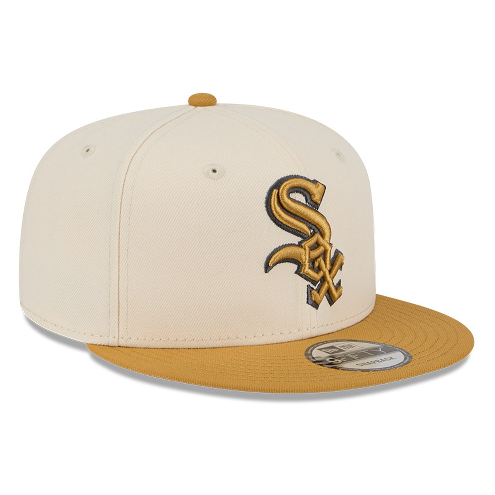 Chicago White Sox Beige and Khaki Two-Tone New Era 9FIFTY Snapback Hat