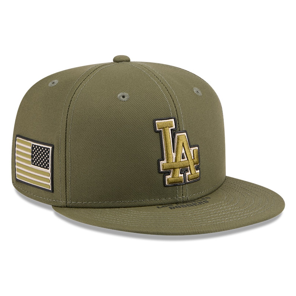 Los Angeles Dodgers Olive Green 2026 Armed Forces Day New Era 59FIFTY Fitted Hat