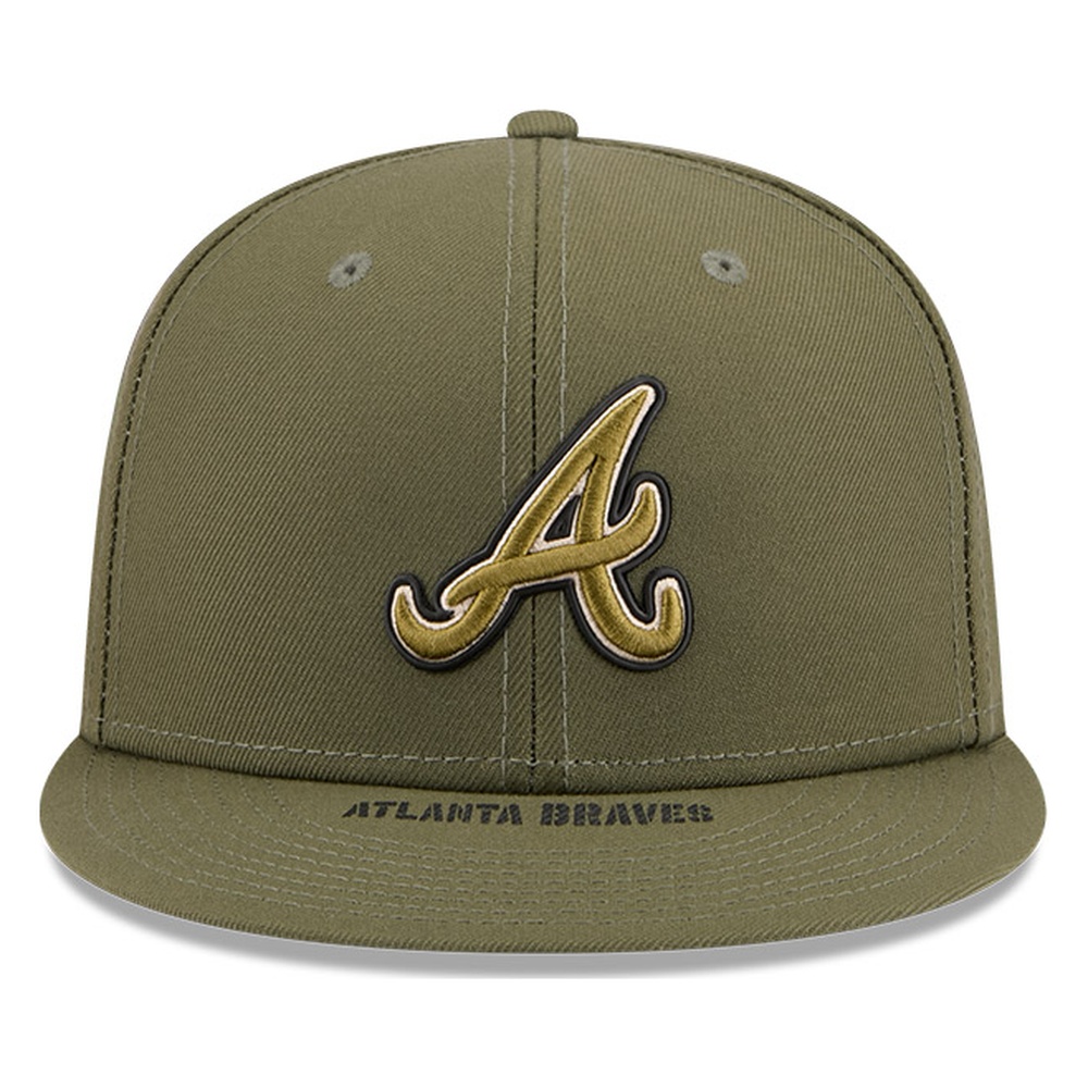 Atlanta Braves Olive Green 2026 Armed Forces Day New Era 59FIFTY Fitted Hat