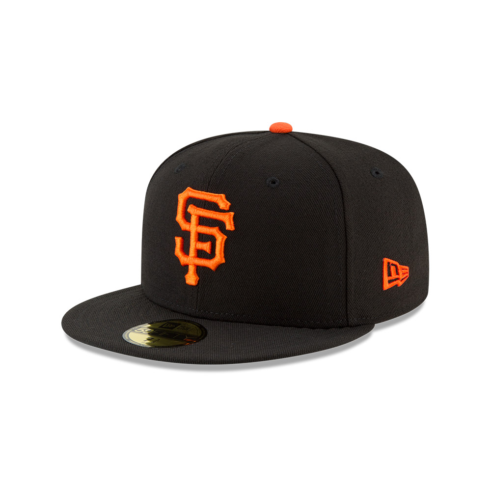 San Francisco Giants Orange on Black Authentic Collection New Era 59FIFTY Fitted Hat