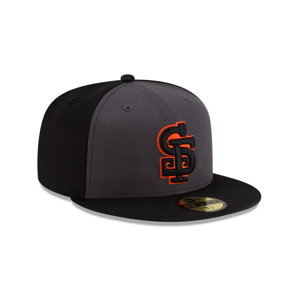 San Francisco Giants Gray and Black Alternate Authentic Collection New Era 59FIFTY Fitted Hat