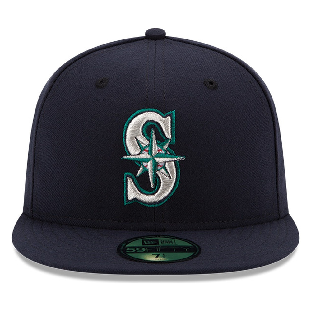 Youth Seattle Mariners Authentic Collection On-Field Game New Era 59FIFTY Fitted Hat
