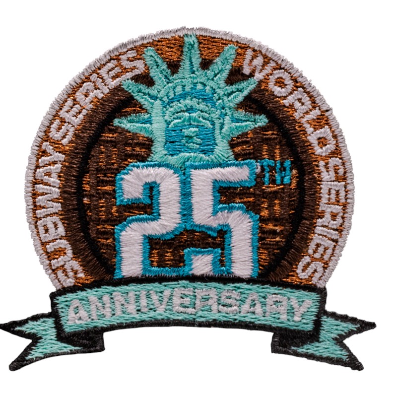 New York Yankees Black Statue of Liberty 25th Anniversary the Subway Series Patch Grey UV Era 59Fifty Fitted Hat