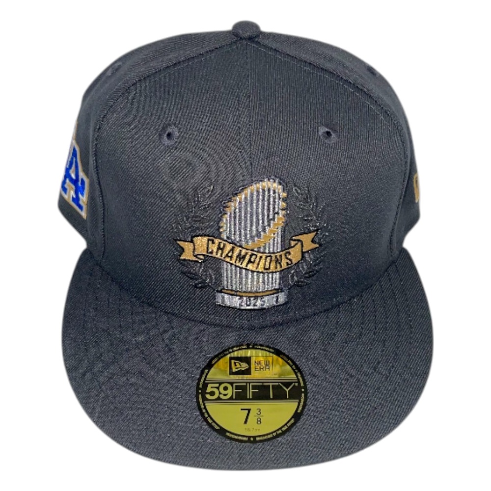 Los Angeles Dodgers Charcoal 2025 Champions Trophy Patch The Parade Collection New Era 59FIFTY Fitted Hat