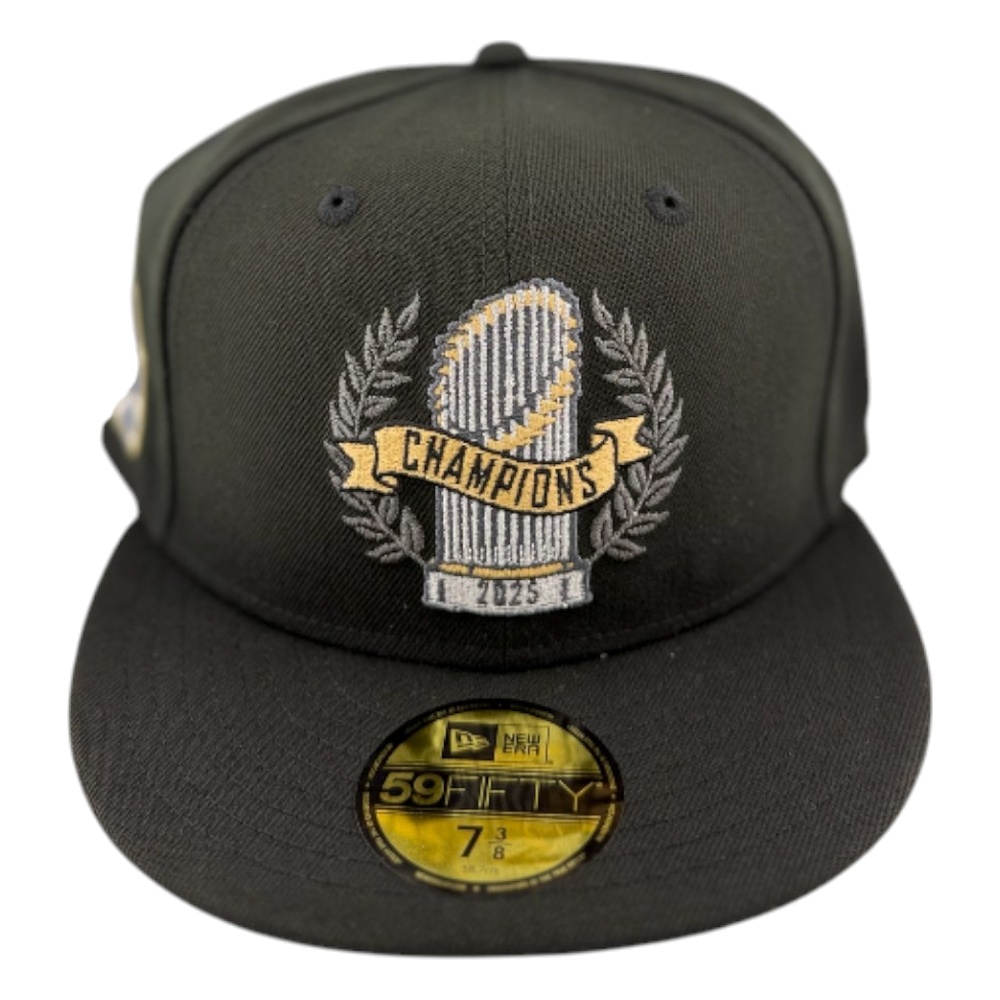 Los Angeles Dodgers Black 2025 Champions Trophy Patch The Parade Collection New Era 59FIFTY Fitted Hat