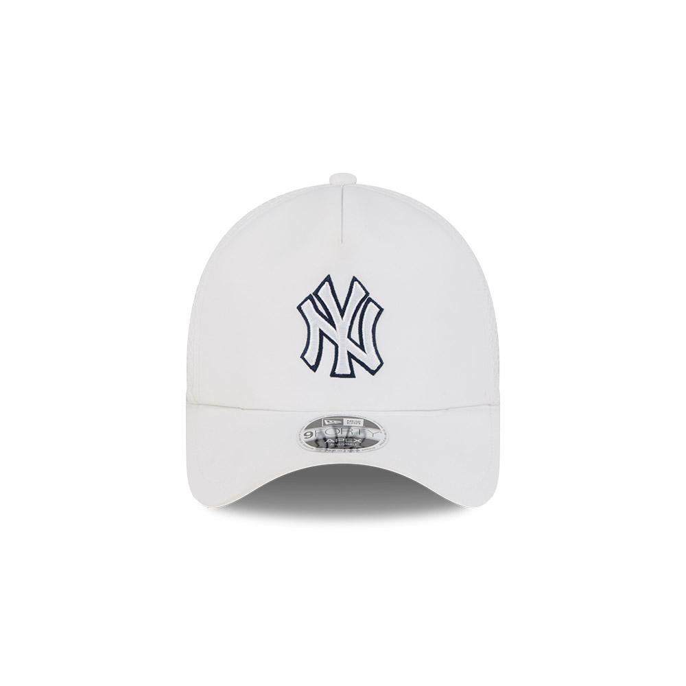 New York Yankees White New Era 9FORTY Apex Trucker Adjustable Hat