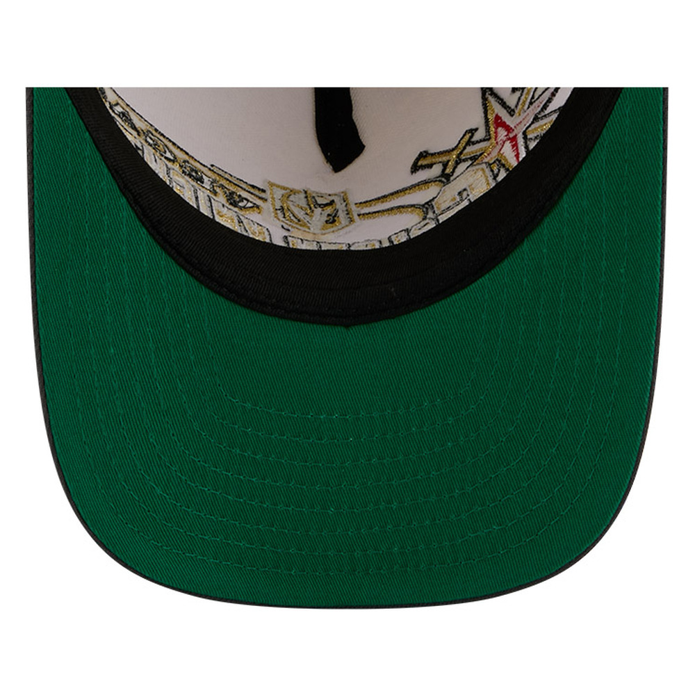 Vegas Golden Knights Chrome Two Tone Classic New Era 9FIFTY A-Frame Snapback Hat