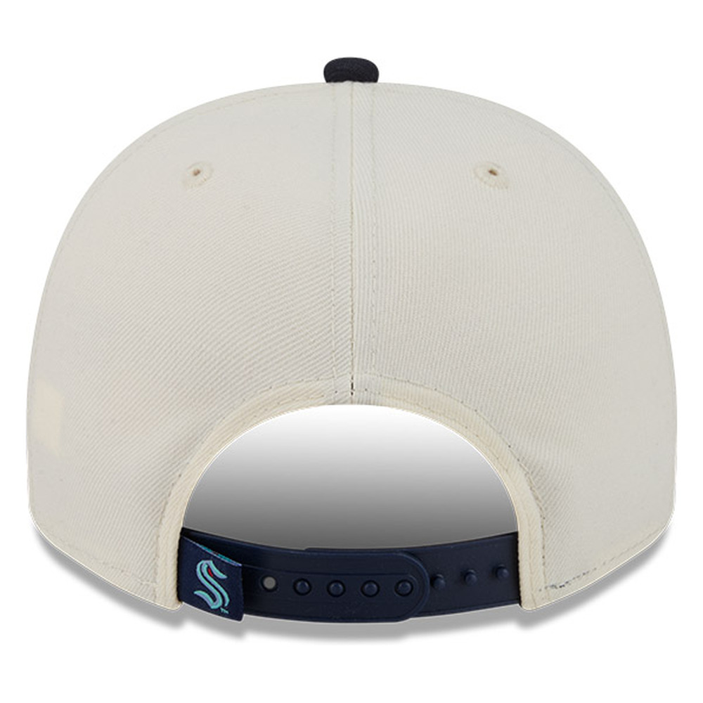 Seattle Kraken Chrome Two Tone Classic New Era 9FIFTY A-Frame Snapback Hat