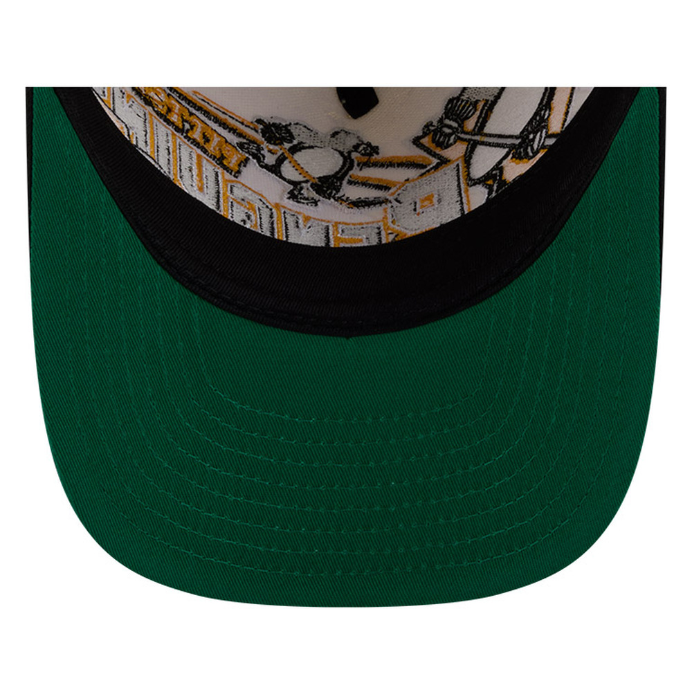 Pittsburgh Penguins Chrome Two Tone Classic New Era 9FIFTY A-Frame Snapback Hat