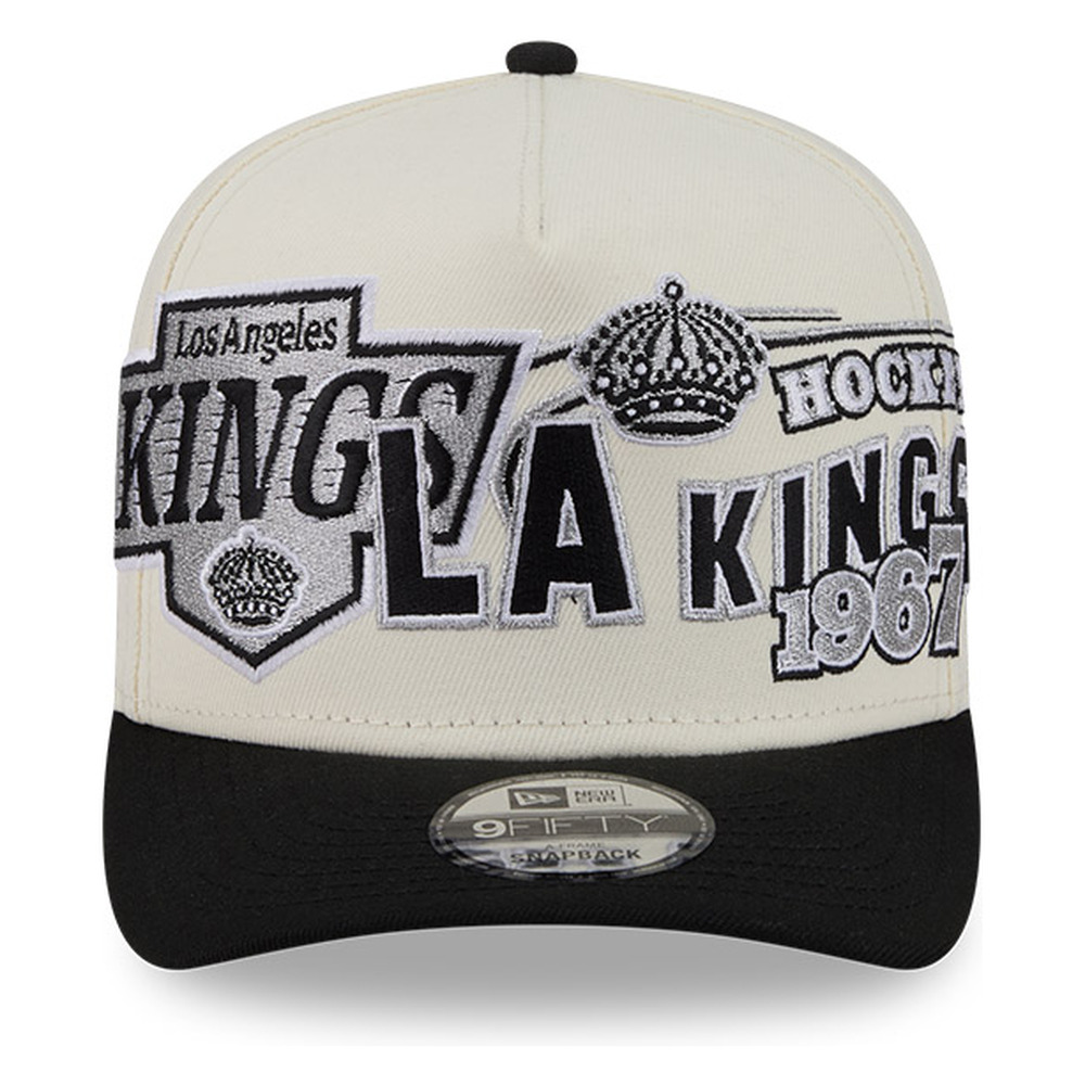 Los Angeles Kings Chrome Two Tone Classic New Era 9FIFTY A-Frame Snapback Hat