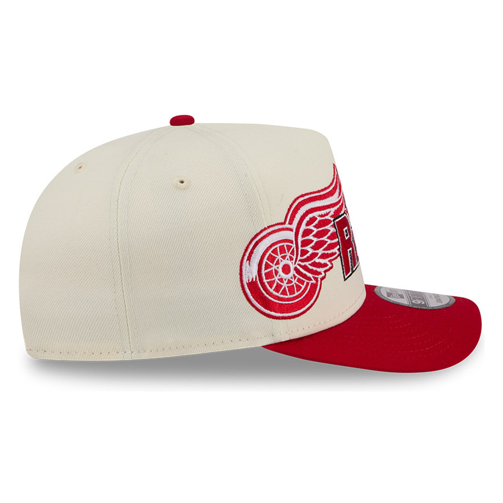 Detroit Red Wings Chrome Two Tone Classic New Era 9FIFTY A-Frame Snapback Hat