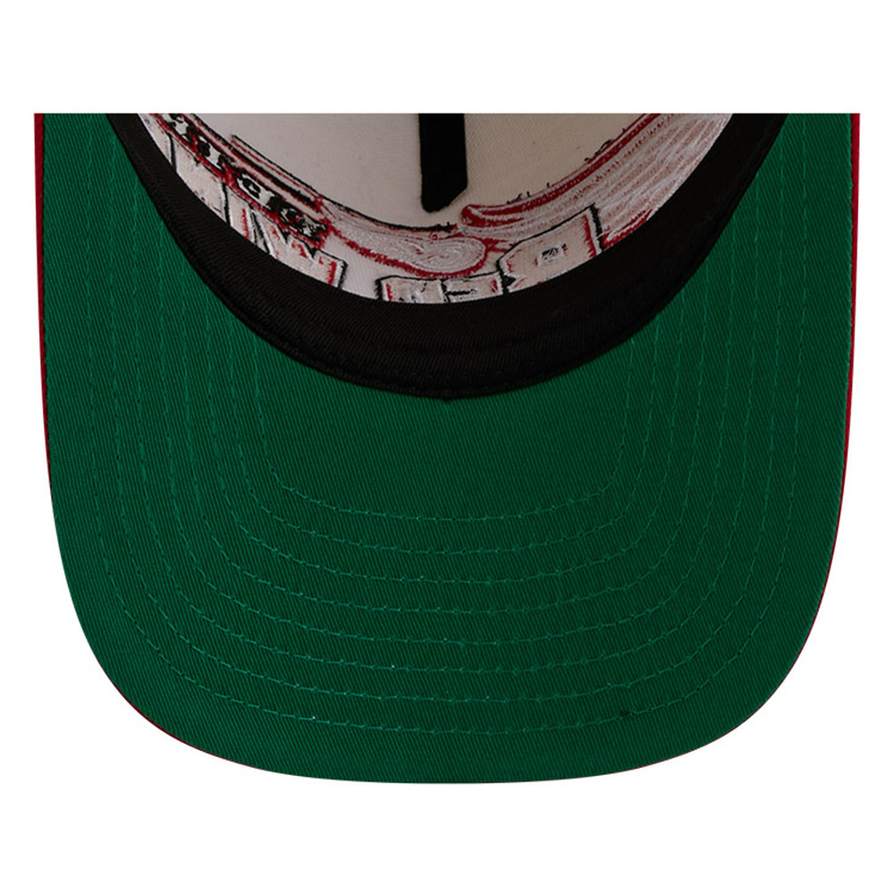 Detroit Red Wings Chrome Two Tone Classic New Era 9FIFTY A-Frame Snapback Hat