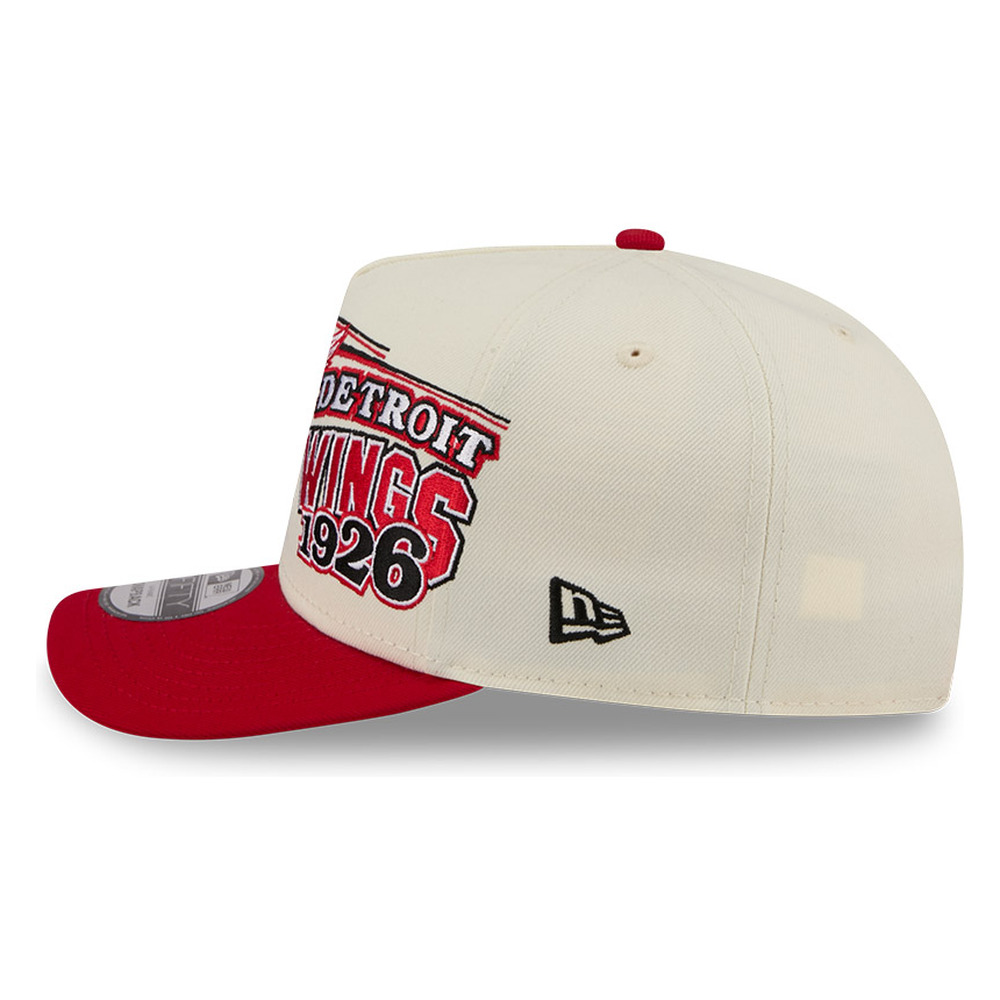 Detroit Red Wings Chrome Two Tone Classic New Era 9FIFTY A-Frame Snapback Hat