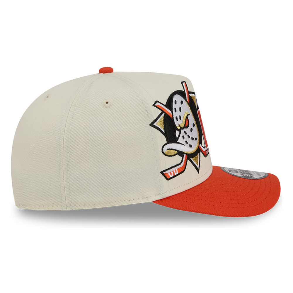 Anaheim Ducks Chrome Two Tone Classic New Era 9FIFTY A-Frame Snapback Hat