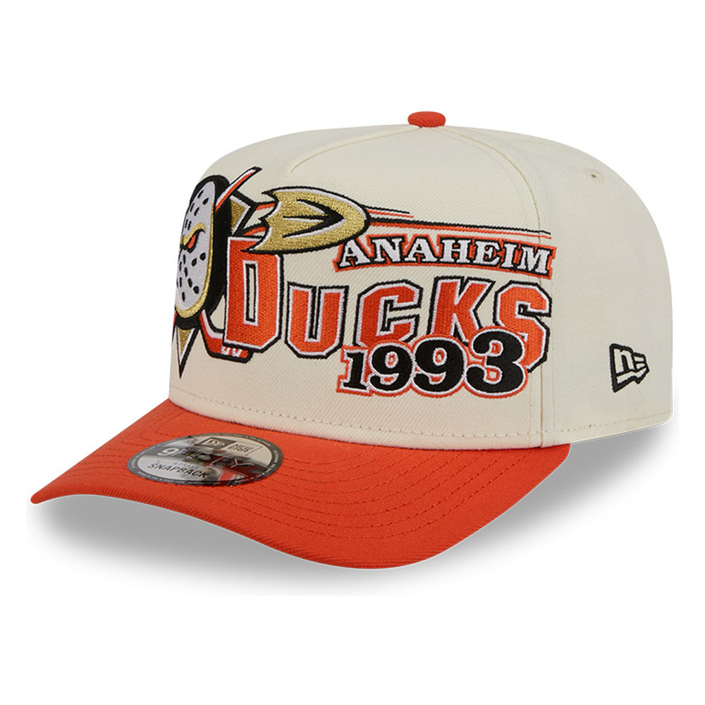 Anaheim Ducks Chrome Two Tone Classic New Era 9FIFTY A-Frame Snapback Hat