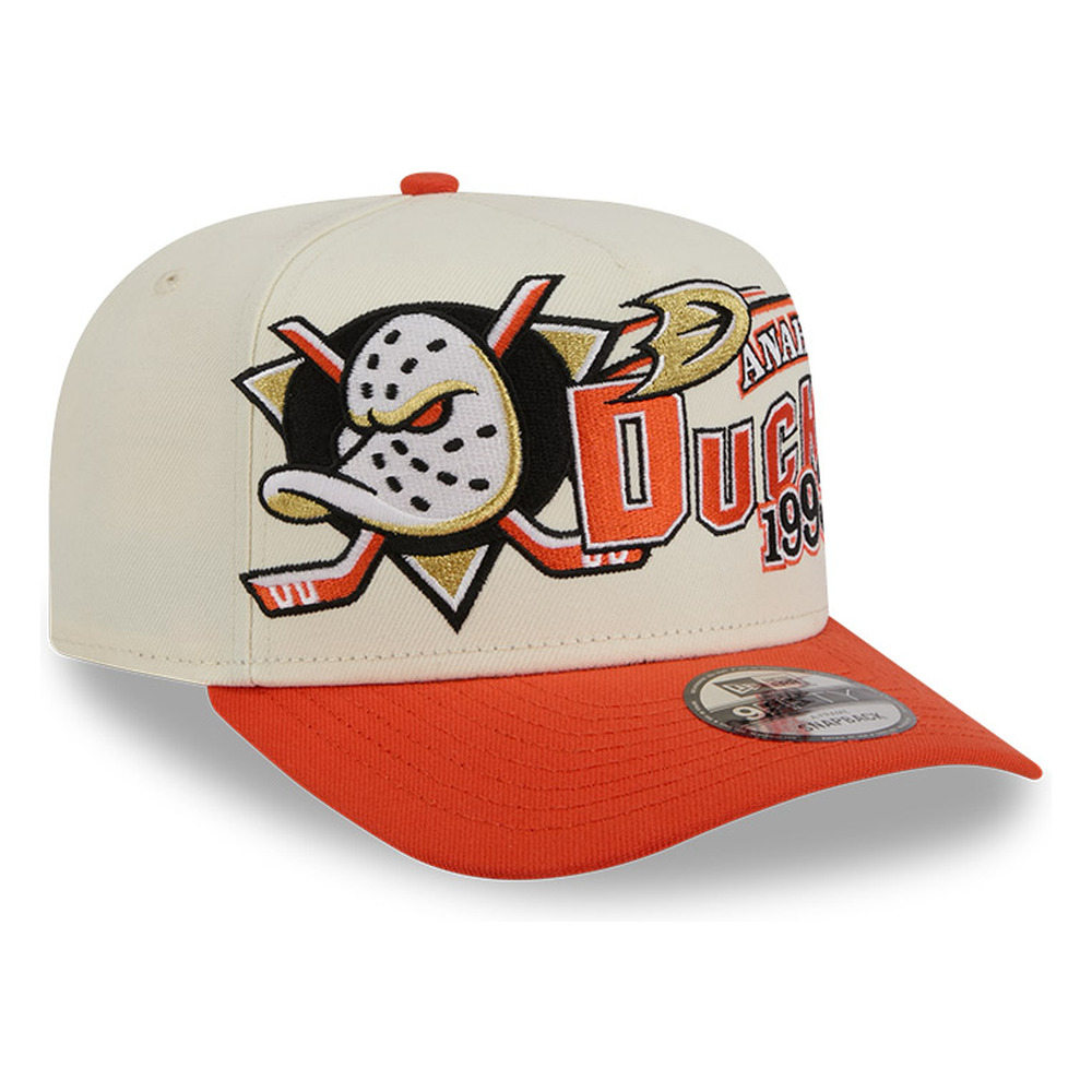 Anaheim Ducks Chrome Two Tone Classic New Era 9FIFTY A-Frame Snapback Hat