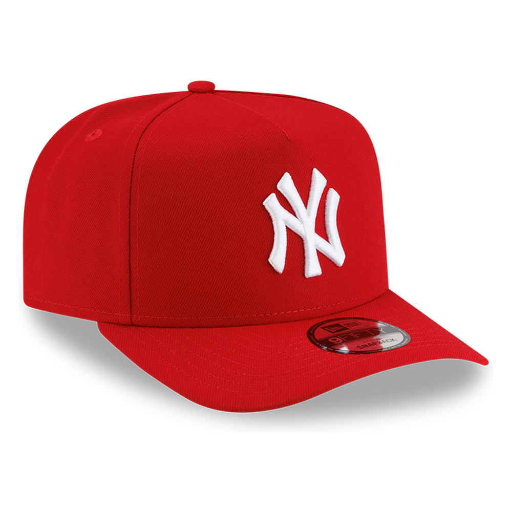 New York Yankees Scarlet Basic New Era 9FIFTY A-Frame Snapback Hat