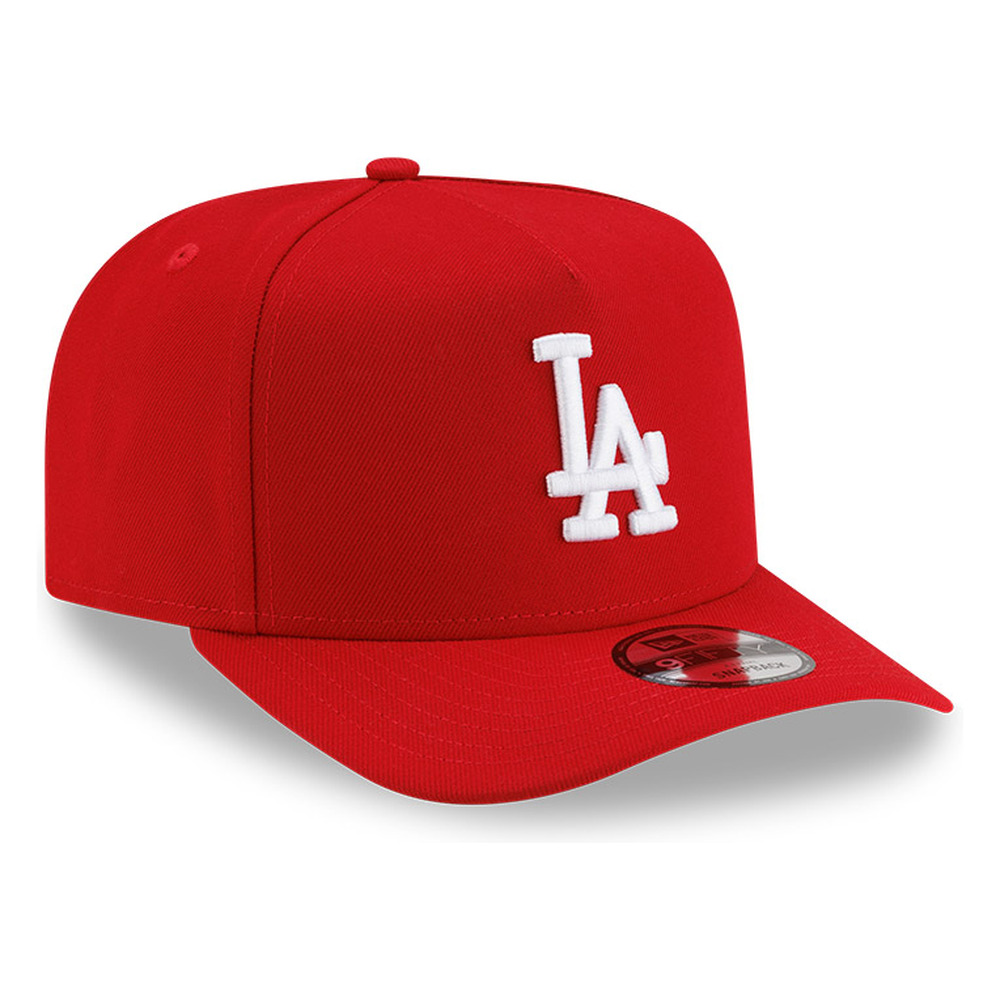 Los Angeles Dodgers Scarlet Basic New Era 9FIFTY A-Frame Snapback Hat