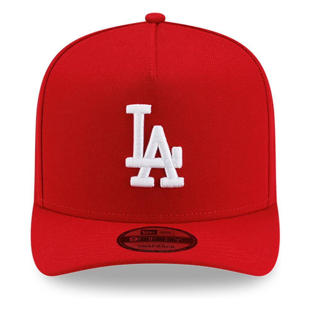 Los Angeles Dodgers Scarlet Basic New Era 9FIFTY A-Frame Snapback Hat