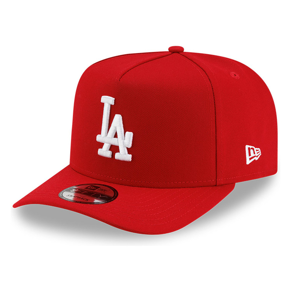 Los Angeles Dodgers Scarlet Basic New Era 9FIFTY A-Frame Snapback Hat