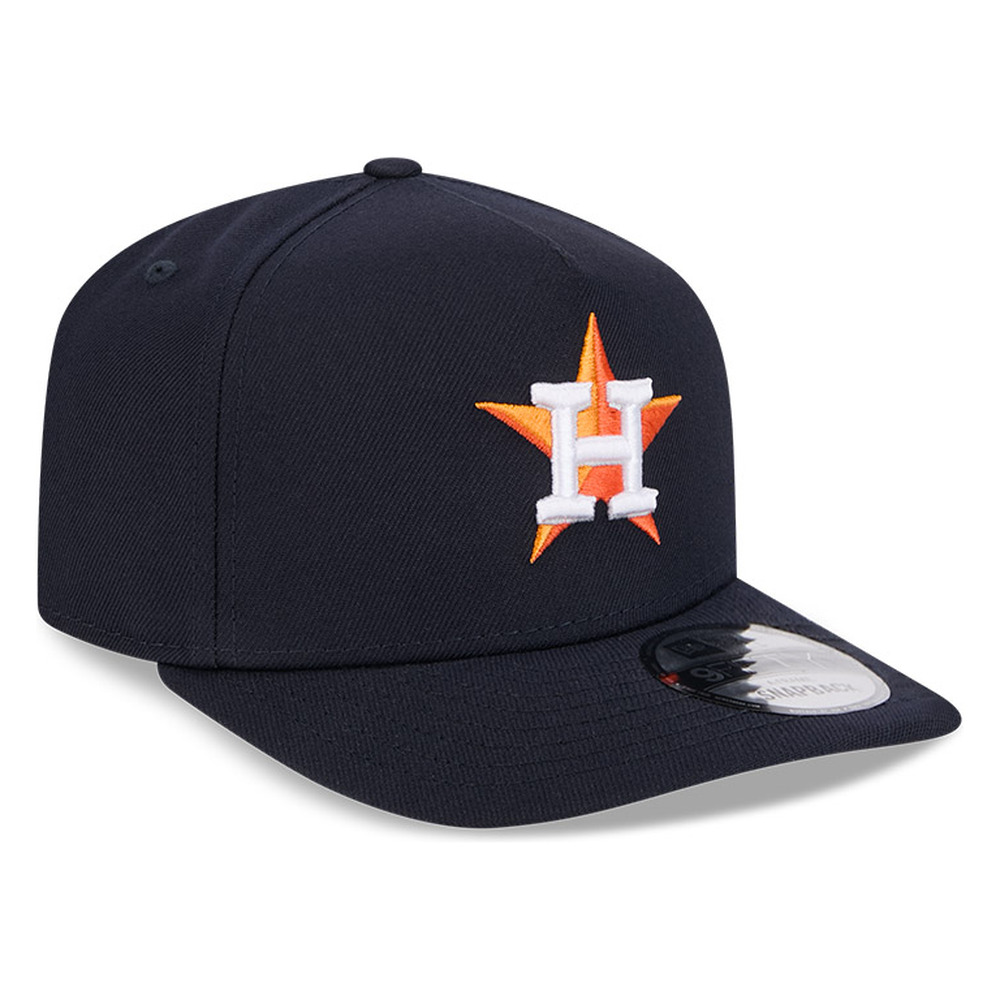 Houston Astros Navy Basic New Era 9FIFTY A-Frame Snapback Hat