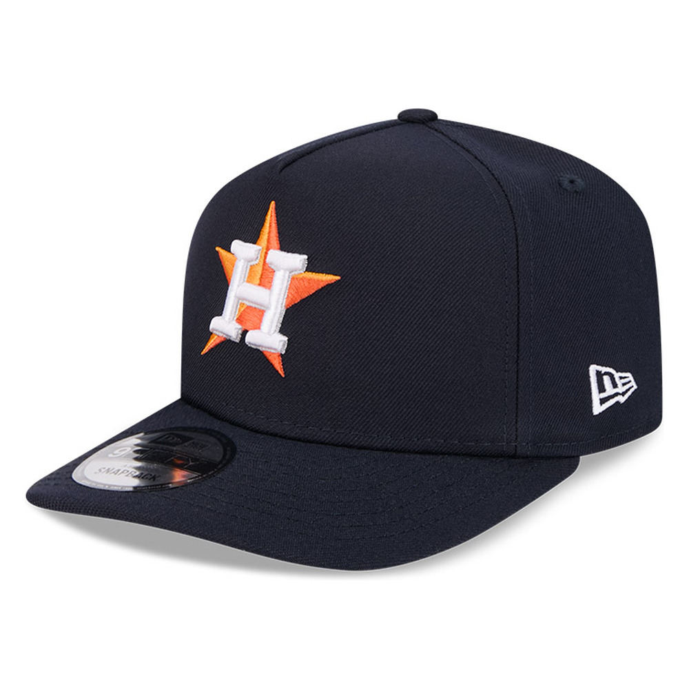 Houston Astros Navy Basic New Era 9FIFTY A-Frame Snapback Hat
