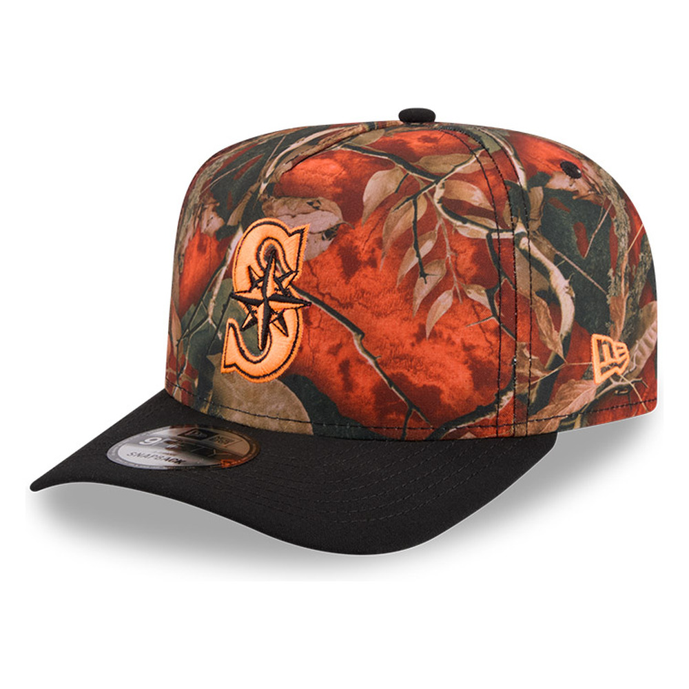 Seattle Mariners Amber Leaves New Era 9FIFTY A-Frame Snapback Hat