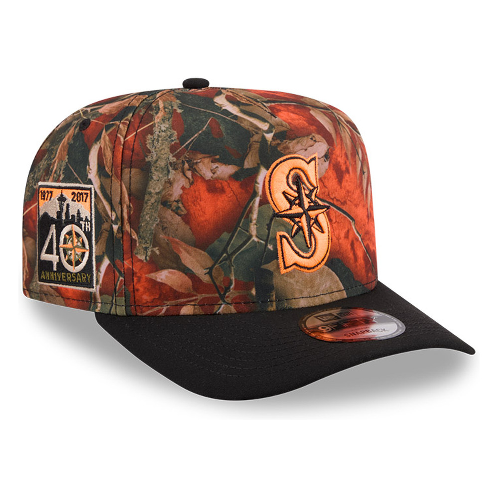 Seattle Mariners Amber Leaves New Era 9FIFTY A-Frame Snapback Hat